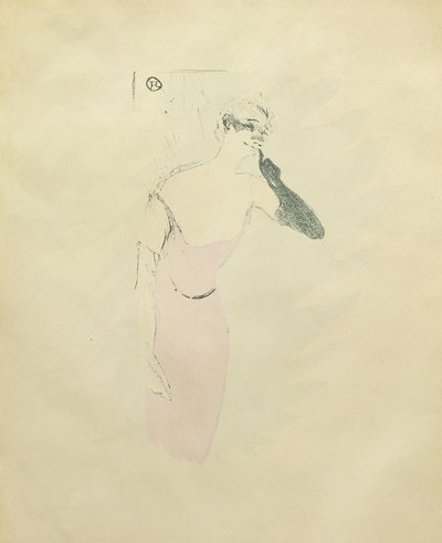Yvette Guilbert, c.1894 da Henri de Toulouse Lautrec
